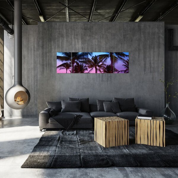 Obraz - Palmy w Miami (170x50 cm)