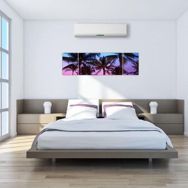 Obraz - Palmy w Miami (170x50 cm)