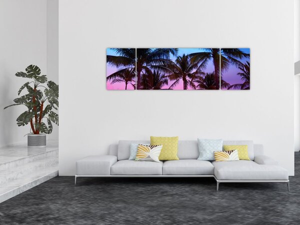 Obraz - Palmy w Miami (170x50 cm)