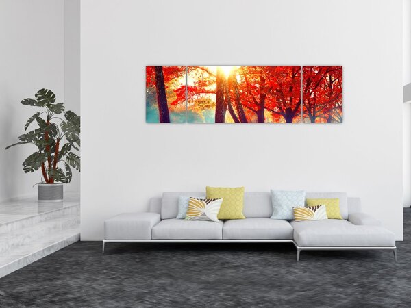 Obraz- Jesienny krajobraz (170x50 cm)