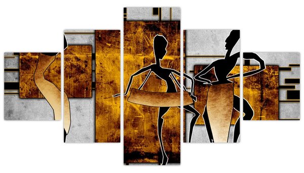 Obraz - Motywy kultury afrykańskiej (125x70 cm)