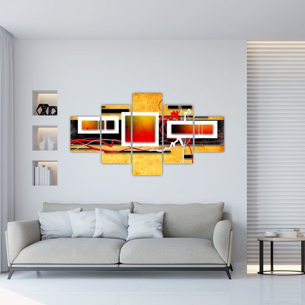 Obraz - Abstrakcja (125x70 cm)