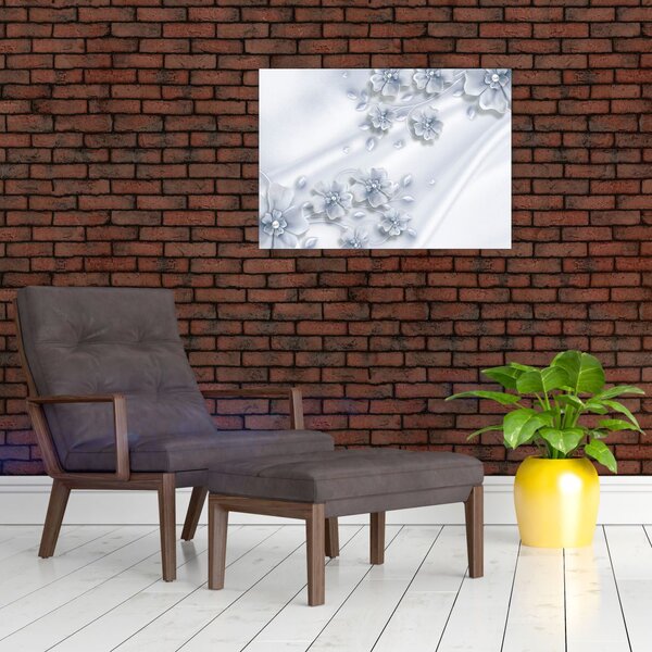 Obraz - kwiatowy wzór (70x50 cm)