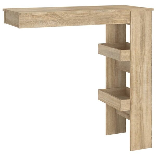 Stolik barowy, sonoma, 102x45x103,5 cm, materiał drewnopochodny
