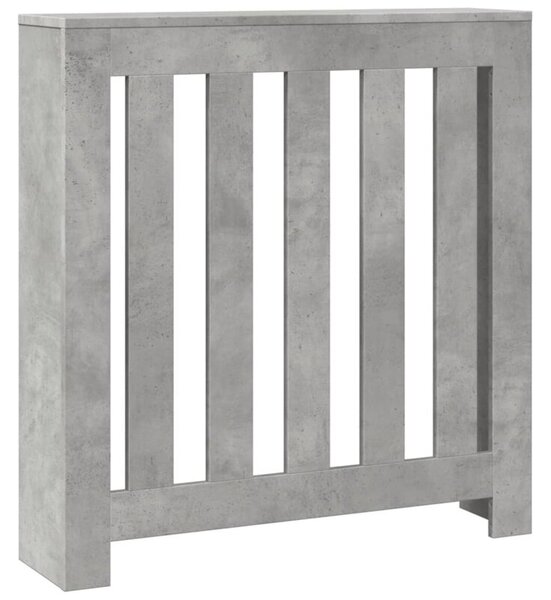 Osłona na grzejnik, szarość betonu, 78x20x82 cm