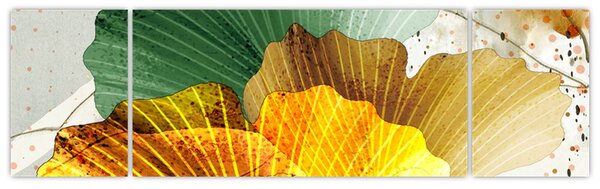 Obraz - Liście (170x50 cm)