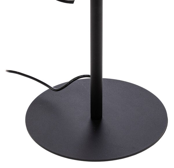 Lampa stojąca LED Munja Lindby, możliwość ściemniania, czarny, salon / jadalnia, metal, nowoczesny