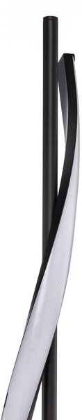 Lampa stojąca LED Munja Lindby, możliwość ściemniania, czarny, salon / jadalnia, metal, nowoczesny
