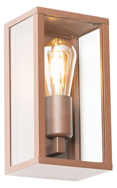 Inteligentny kinkiet rdzawobrązowy 26 cm IP44 z WiFi ST64 - Charlois