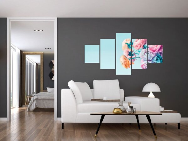 Obraz - Kwiaty w wazonie (125x70 cm)
