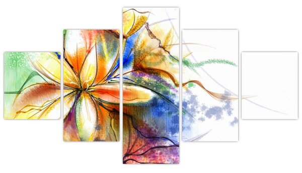 Obraz - Kwiat (125x70 cm)