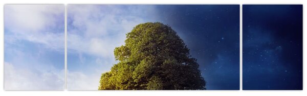 Obraz - Dzień i noc (170x50 cm)