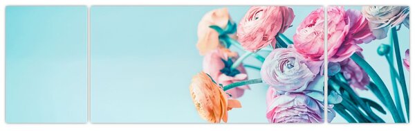 Obraz - Kwiaty w wazonie (170x50 cm)