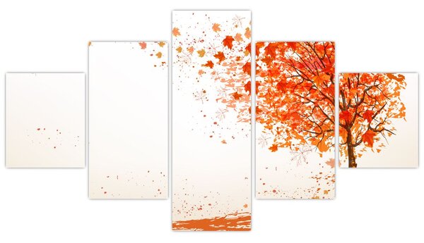Obraz - Drzewo na wietrze (125x70 cm)