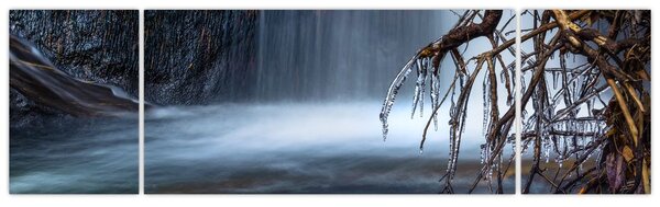 Obraz zimowej laguny (170x50 cm)