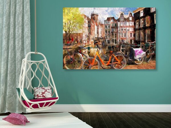 Obraz kreskówka Amsterdam