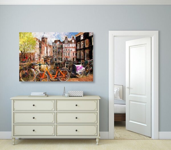 Obraz kreskówka Amsterdam