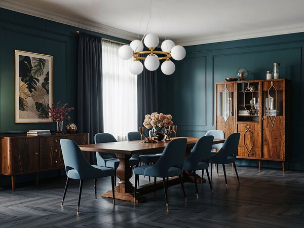 NOWOCZESNA LAMPA WISZĄCA MOSIĘŻNA MARSIADA W9