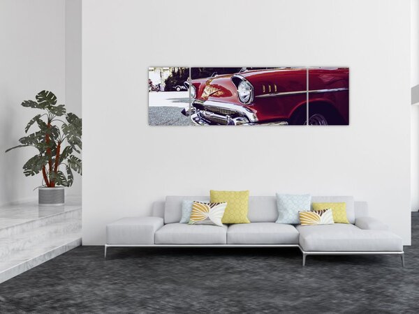Obraz starego samochodu (170x50 cm)