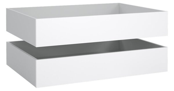 Białe szuflady pod łóżko zestaw 2 szt. 90x190/140x190 cm Naia – Tvilum