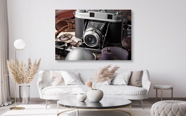 Obraz stary aparat fotograficzny