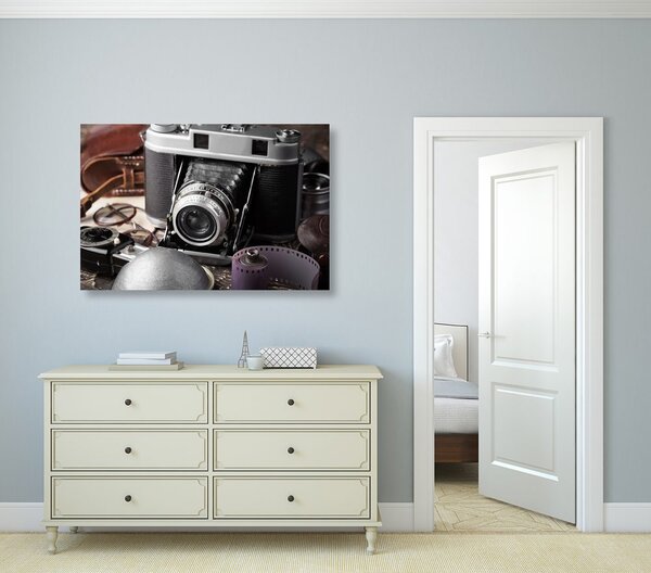 Obraz stary aparat fotograficzny