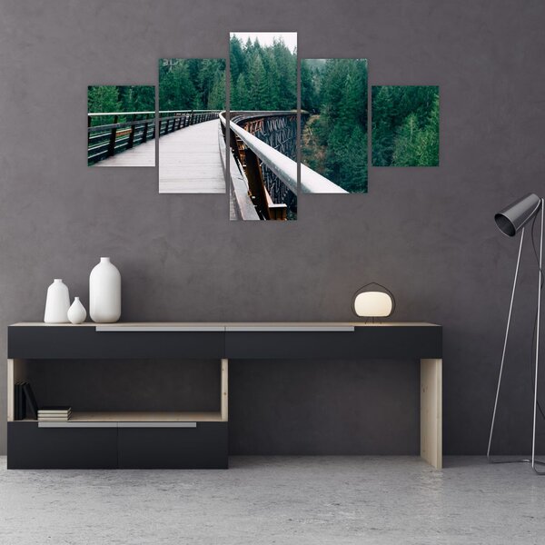 Obraz - Most do wierzchołków drzew (125x70 cm)