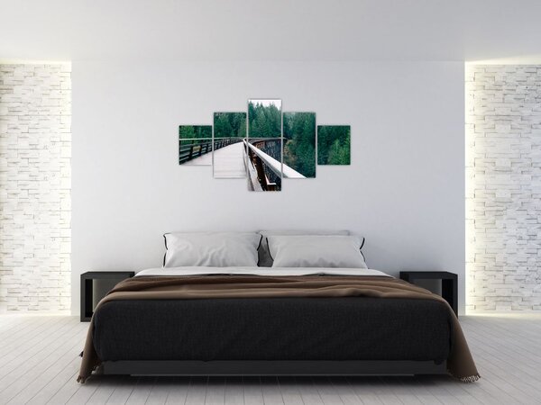 Obraz - Most do wierzchołków drzew (125x70 cm)