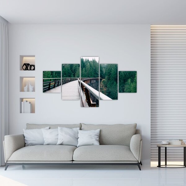 Obraz - Most do wierzchołków drzew (125x70 cm)