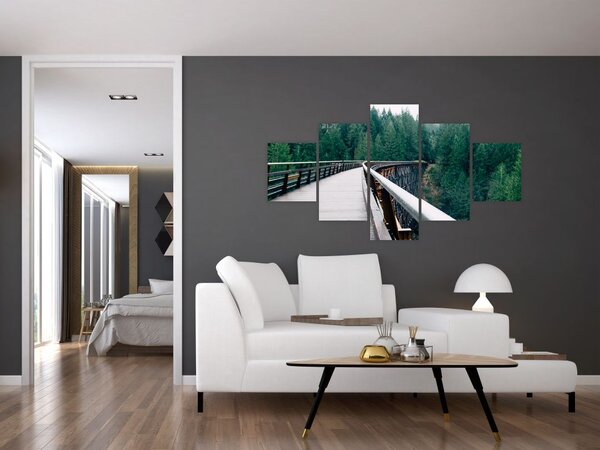 Obraz - Most do wierzchołków drzew (125x70 cm)