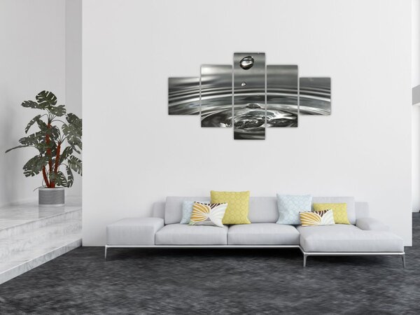 Obraz kropli wody (125x70 cm)