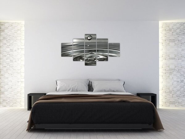 Obraz kropli wody (125x70 cm)