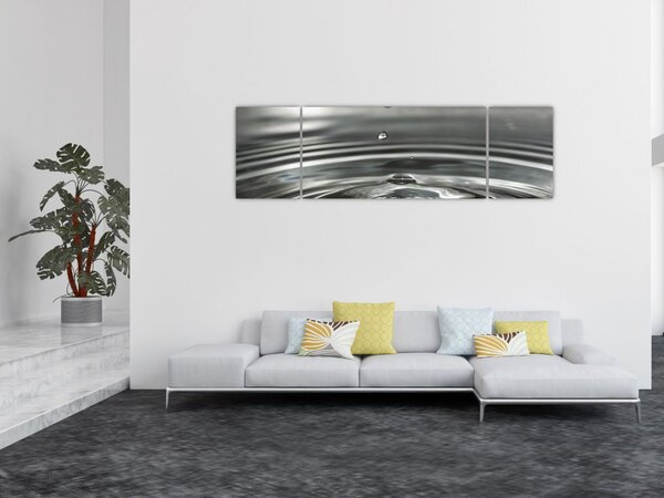 Obraz kropli wody (170x50 cm)