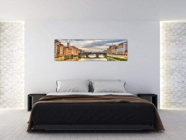 Obraz - Most przez rzekę (170x50 cm)
