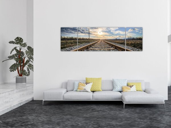 Obraz - Tory (170x50 cm)