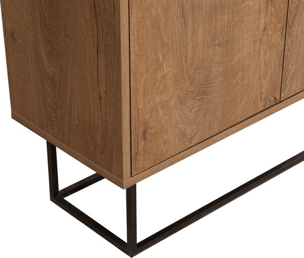 Szafka w dekorze orzecha 90x72 cm Rodez – Kalune Design