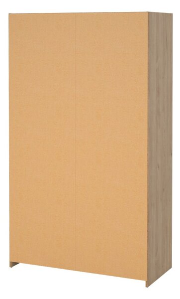 Biało-beżowa szafa w dekorze dębu 105x180 cm Kit – Tvilum