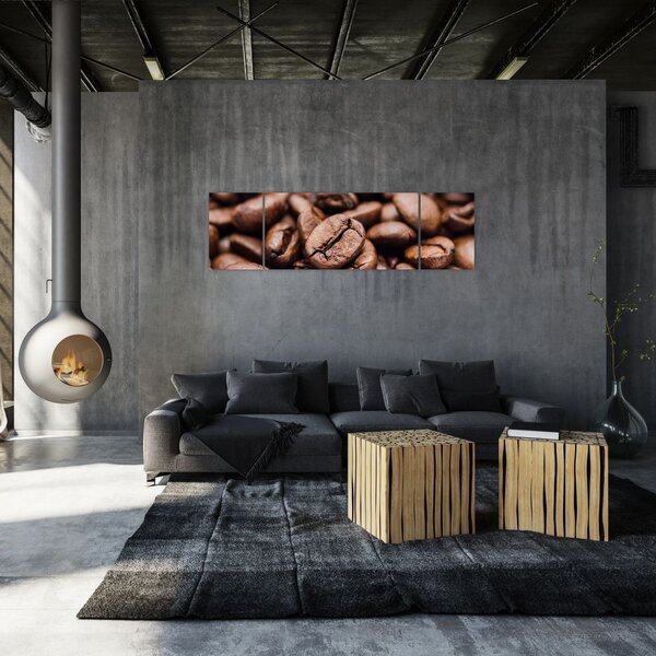 Obraz ziaren kawy (170x50 cm)