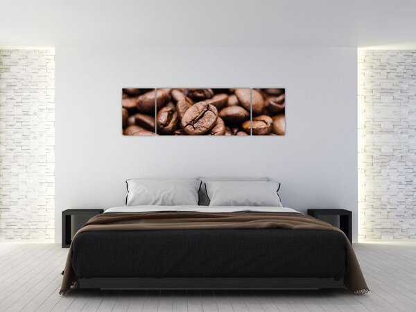 Obraz ziaren kawy (170x50 cm)