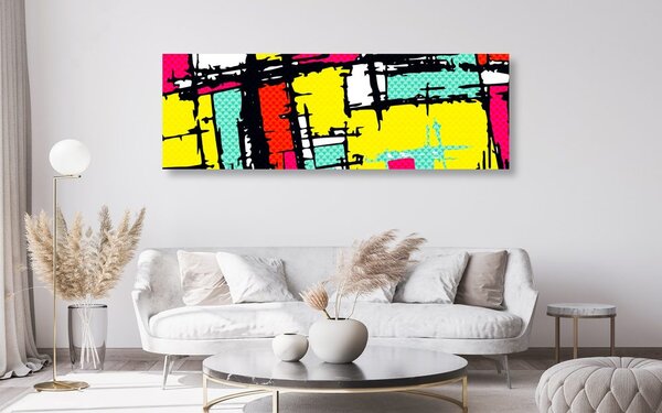Obraz młodzieńczy pop-art
