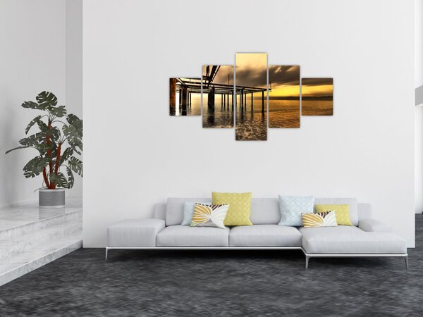 Obraz - Architektura nad wybrzeżem (125x70 cm)