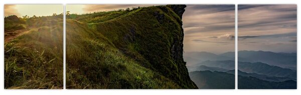 Obraz kobiet na klifie (170x50 cm)