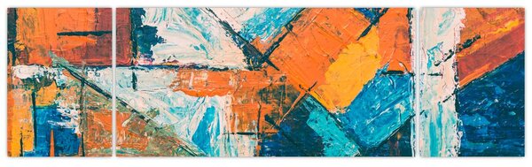 Obraz - Abstrakcja (170x50 cm)