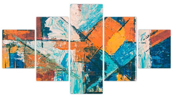 Obraz - Abstrakcja (125x70 cm)