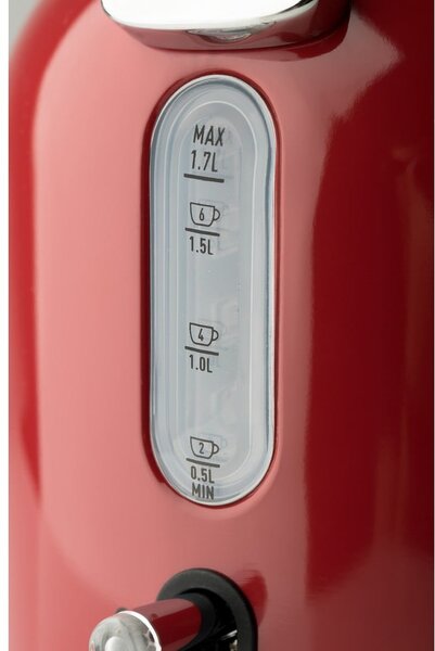 Czerwony czajnik elektryczny 1,7 l Dorset Putty – Haden