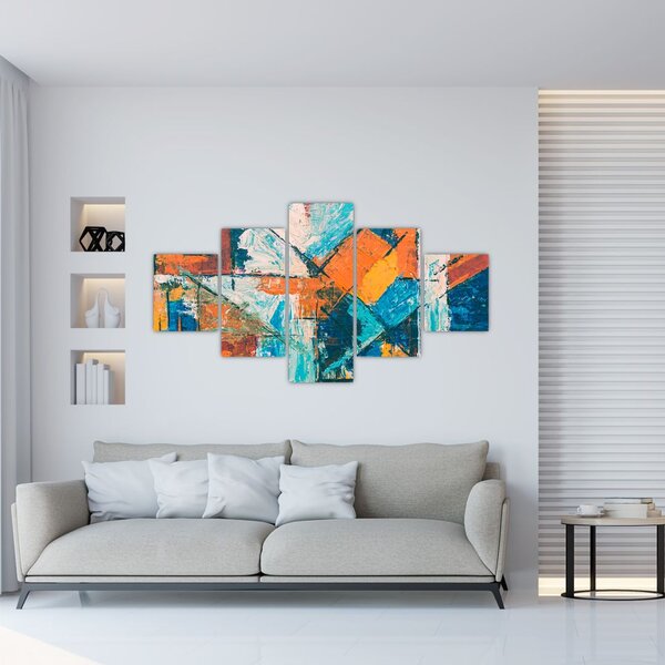 Obraz - Abstrakcja (125x70 cm)
