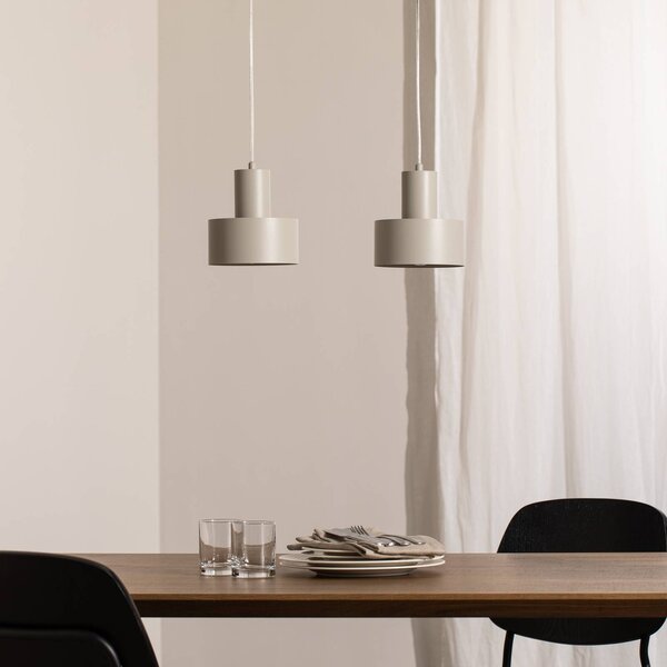 Lampa wisząca Rif 2 SIGMA, możliwość ściemniania, kremowy / amber, salon / jadalnia, metal, nowoczesny