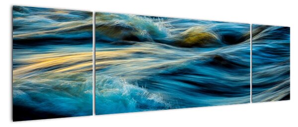 Obraz - Fale (170x50 cm)