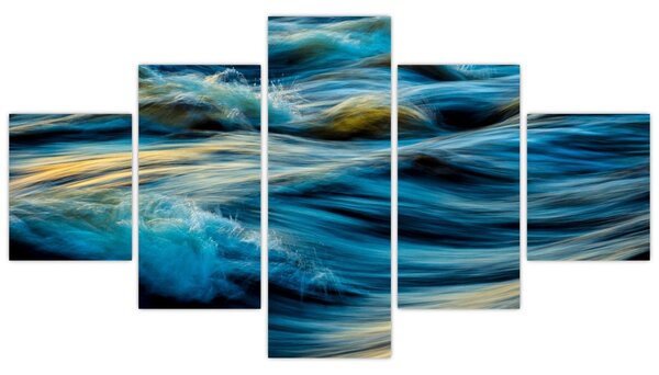 Obraz - Fale (125x70 cm)