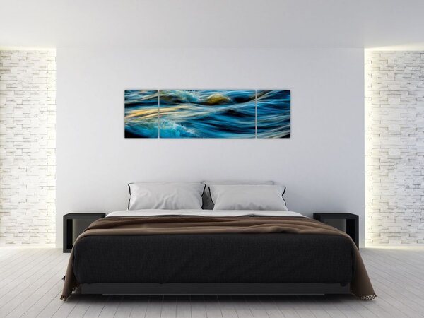 Obraz - Fale (170x50 cm)